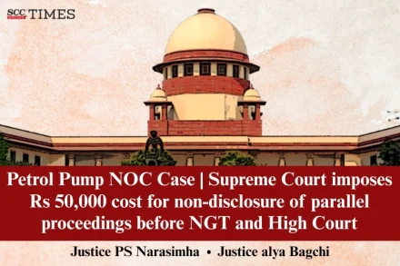 cost for non-disclosure of parallel proceedings