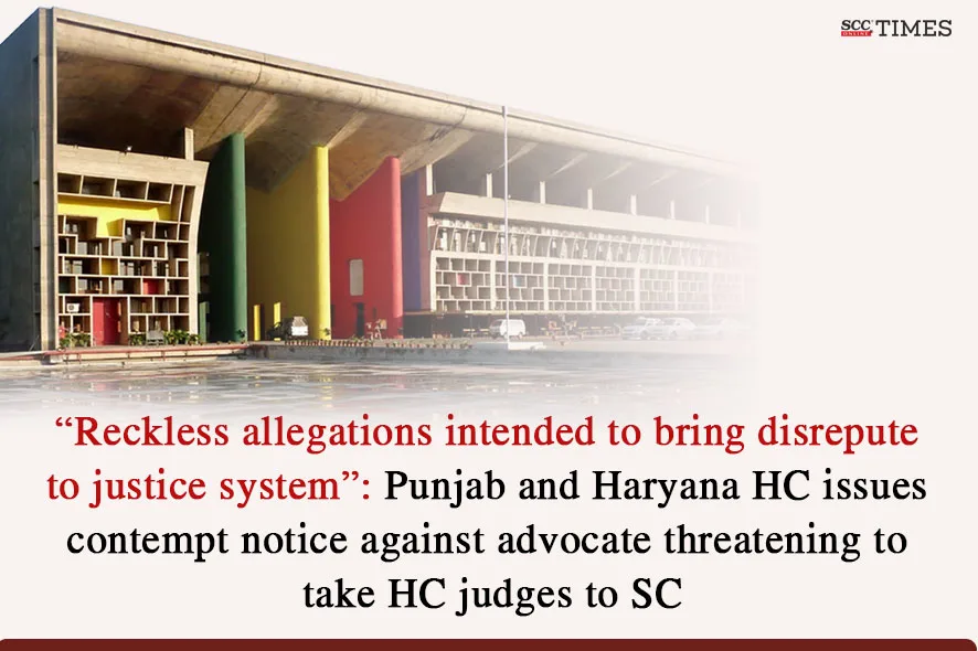 advocate threatening to take HC judges to SC