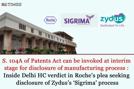 Delhi HC Section 104A Patents Act